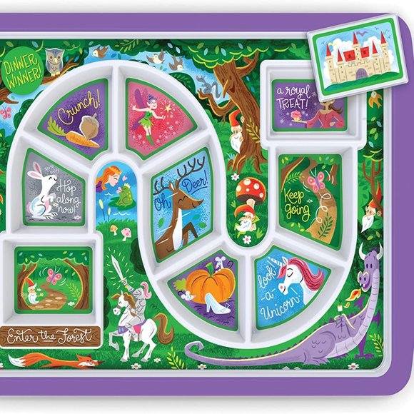 Genuine Fred DINNER WINNER Kids' Dinner Tray / Enchanted Forest Hero NWT - Picture 4 of 6